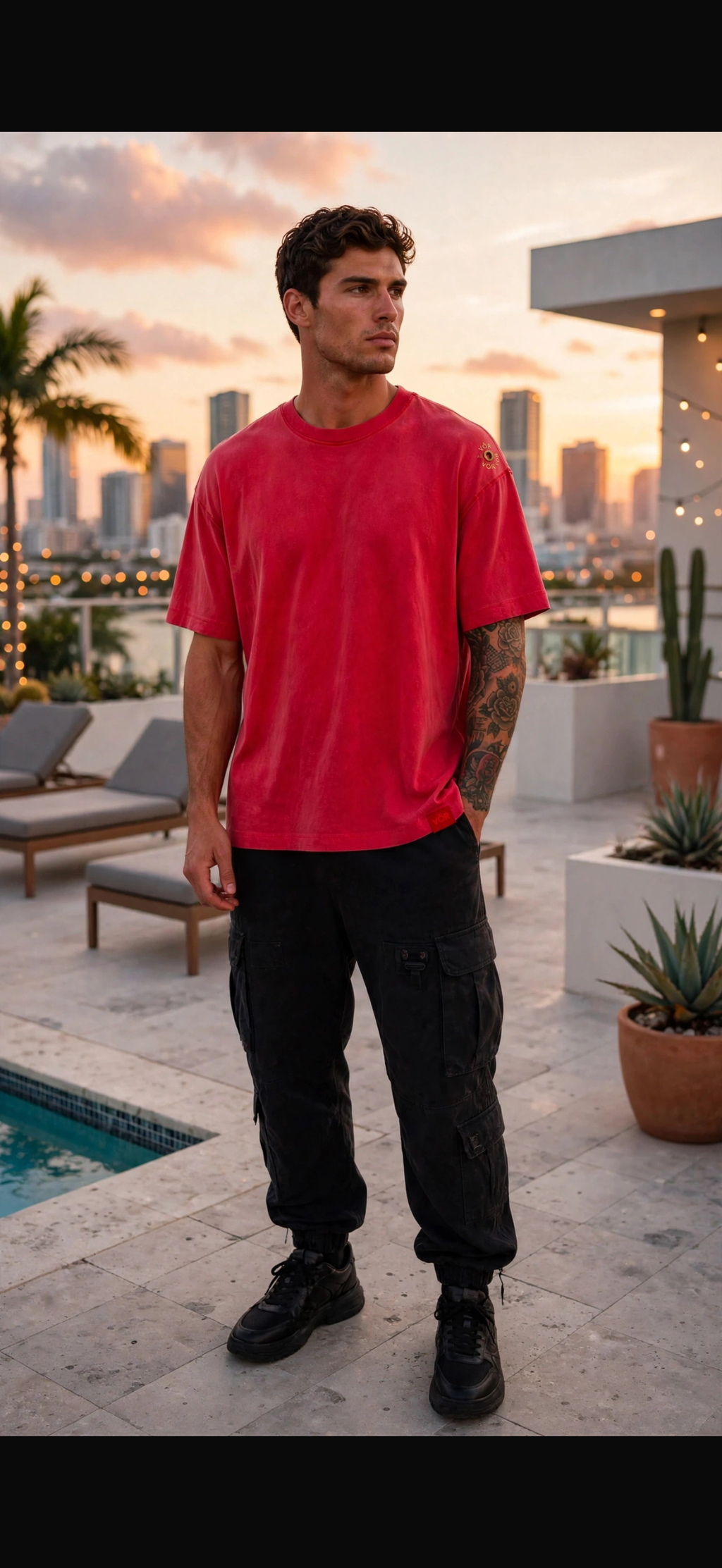 VÖR RED OVERSIZED
Washed Red. Premium Comfort. Signature Details.