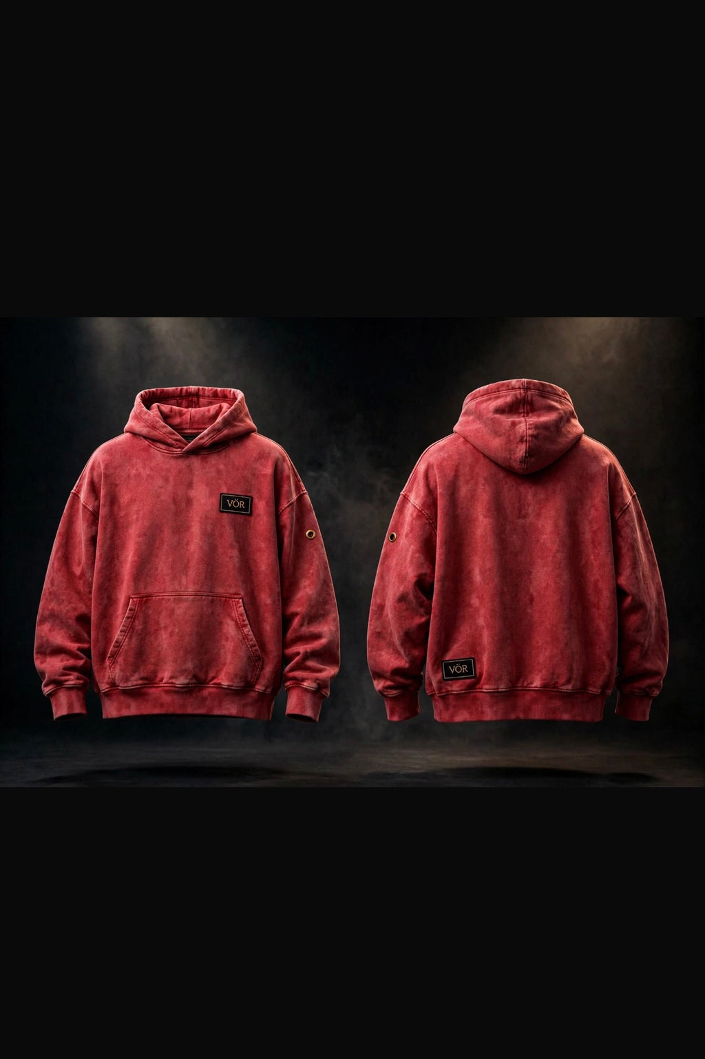 VÖR RED OVERSIZED
Washed Red. Premium Comfort. Signature Details.