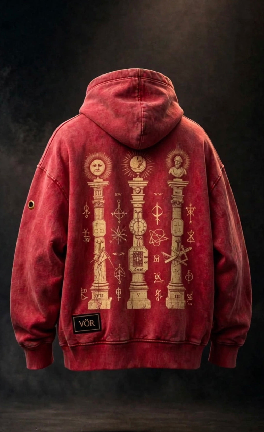 VÖR RED OVERSIZED
Washed Red. Premium Comfort. Signature Details.