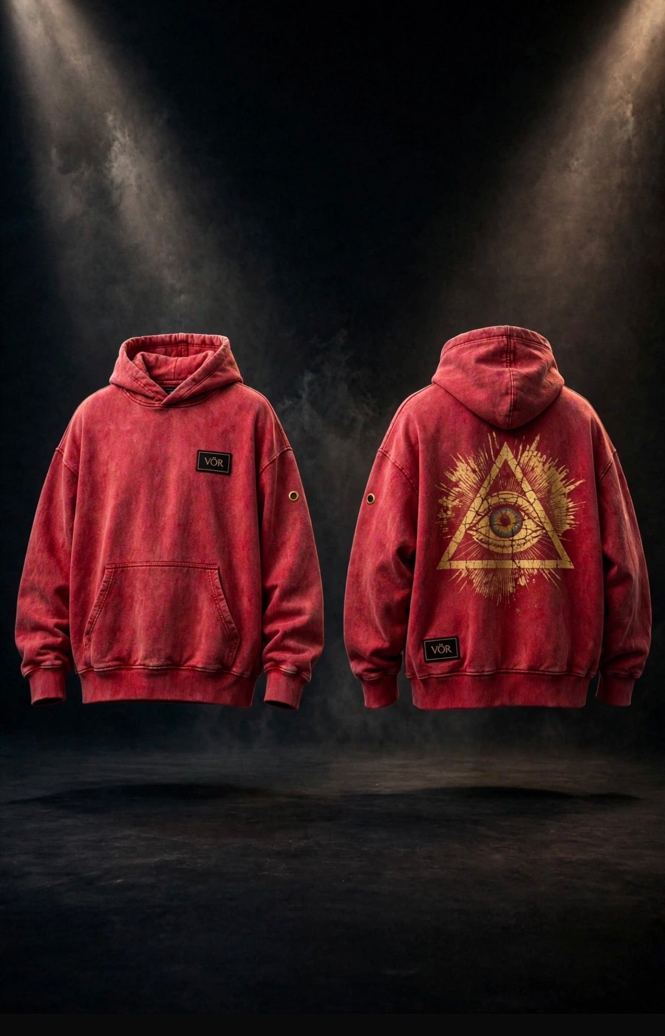 VÖR RED OVERSIZED
Washed Red. Premium Comfort. Signature Details.