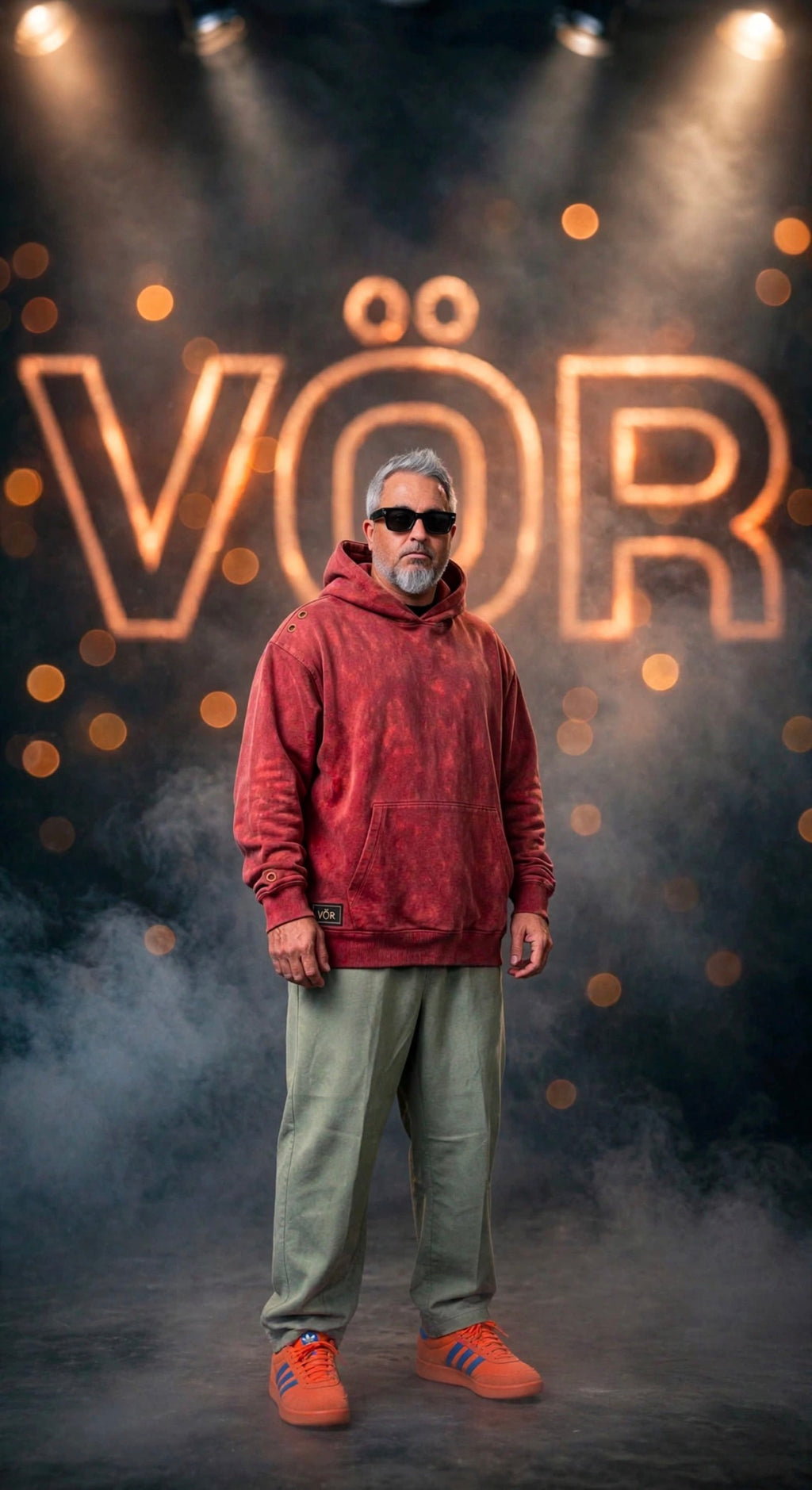 VÖR RED OVERSIZED 
Washed Red. Premium Comfort. 
Signature Details. 